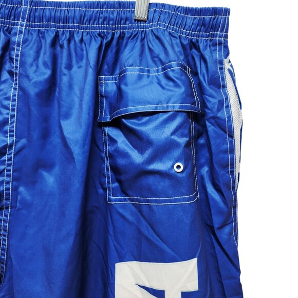 Patriotic Mens Swim Trunks Size 5XL USA Flag Design - Picture 3 of 6